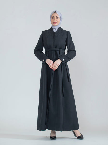 Jilbab with embroidery pattern