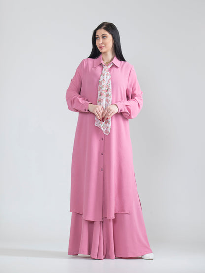 Women's summer set with a bulldozer