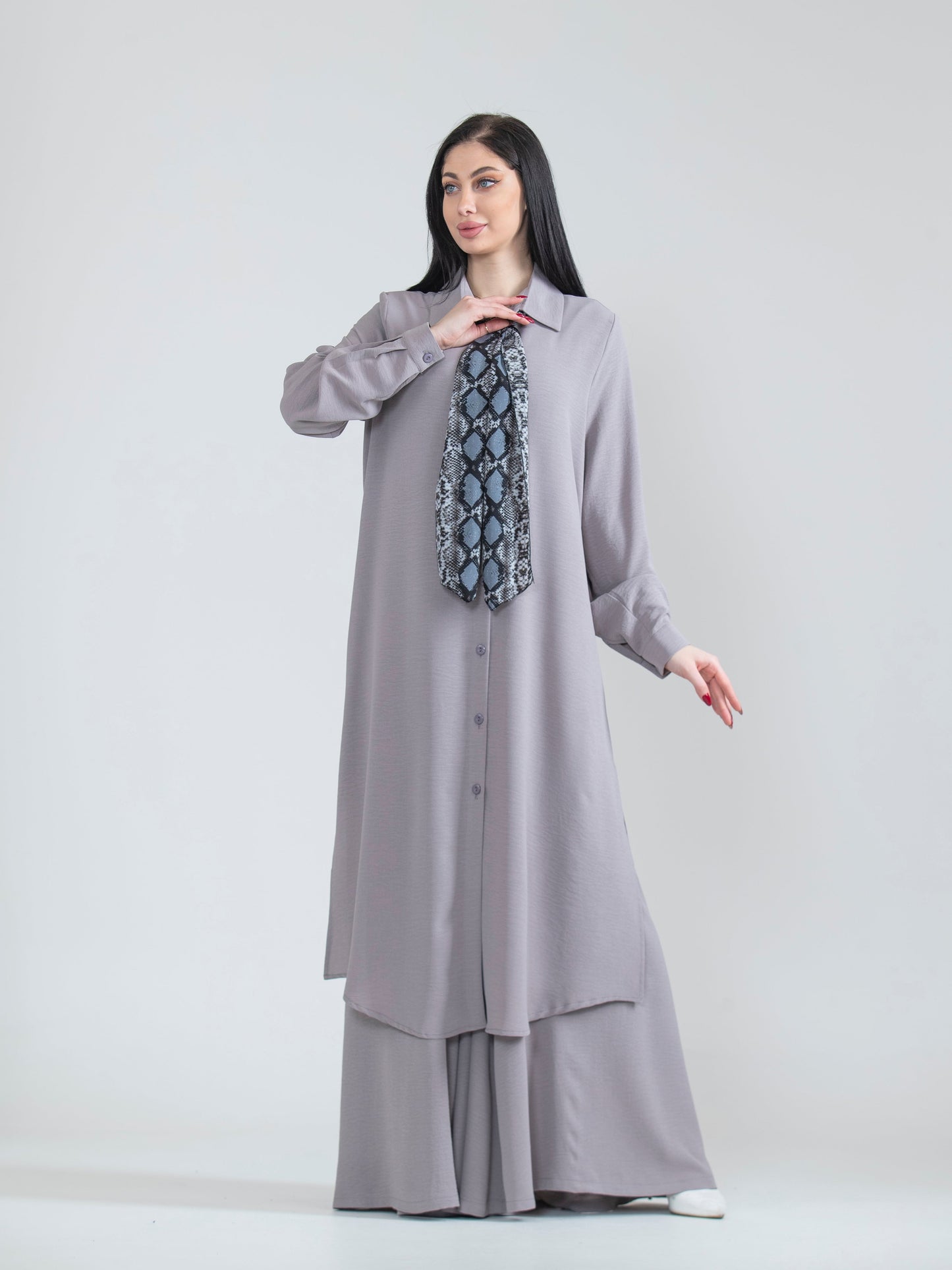 Women's summer set with a bulldozer