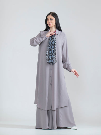Women's summer set with a bulldozer
