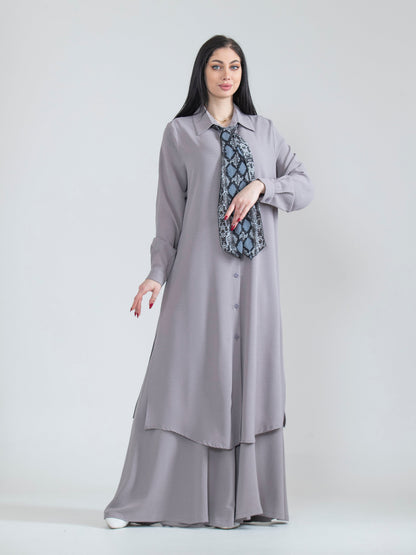 Women's summer set with a bulldozer
