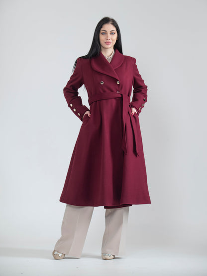 Jacket with distinctive buttons