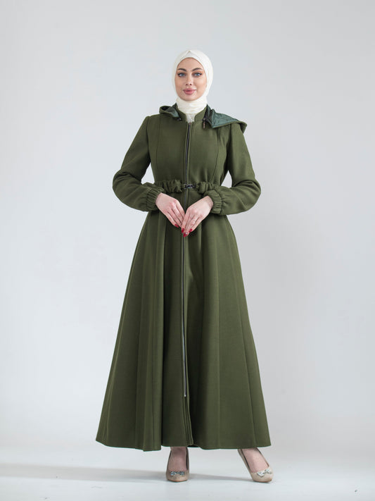 Women’s Winter Nada Jilbab with Detachable Hood