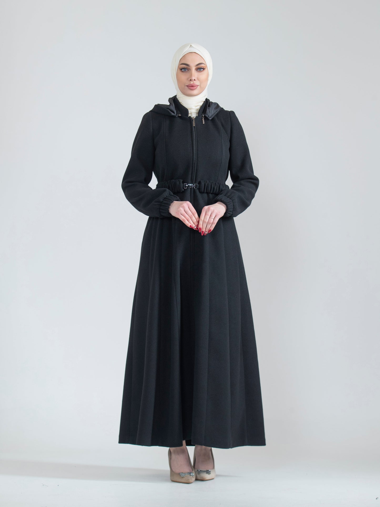 Women’s Winter Nada Jilbab with Detachable Hood