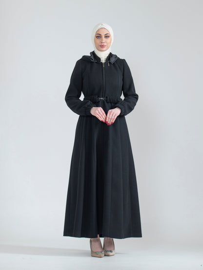 Women’s Winter Nada Jilbab with Detachable Hood