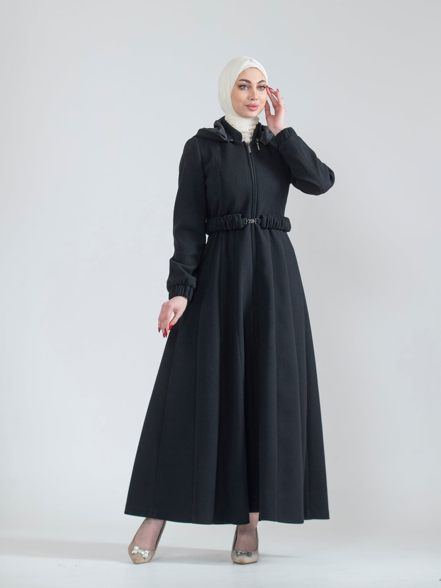 Women’s Winter Nada Jilbab with Detachable Hood