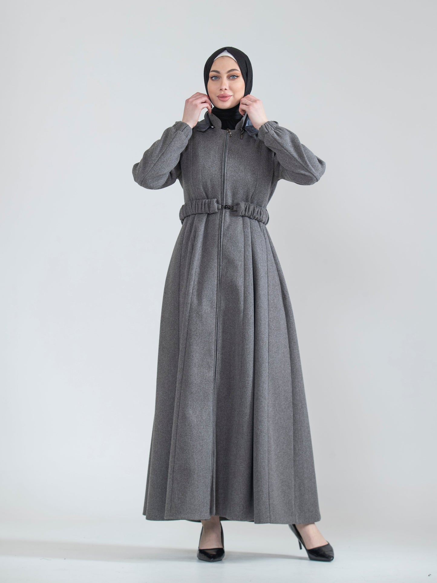 Women’s Winter Nada Jilbab with Detachable Hood