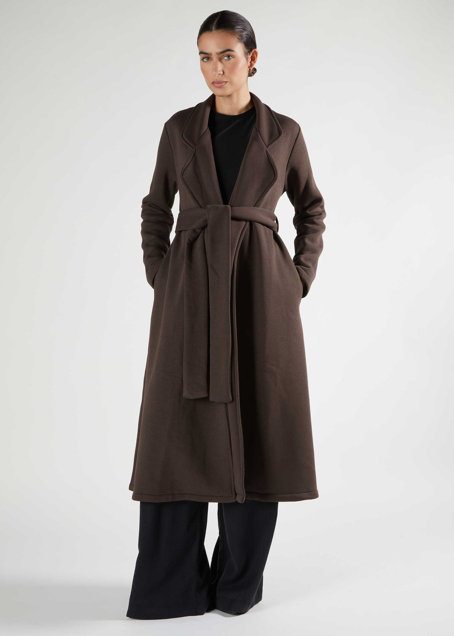 Mara Coat Dark Brown - Final Sale