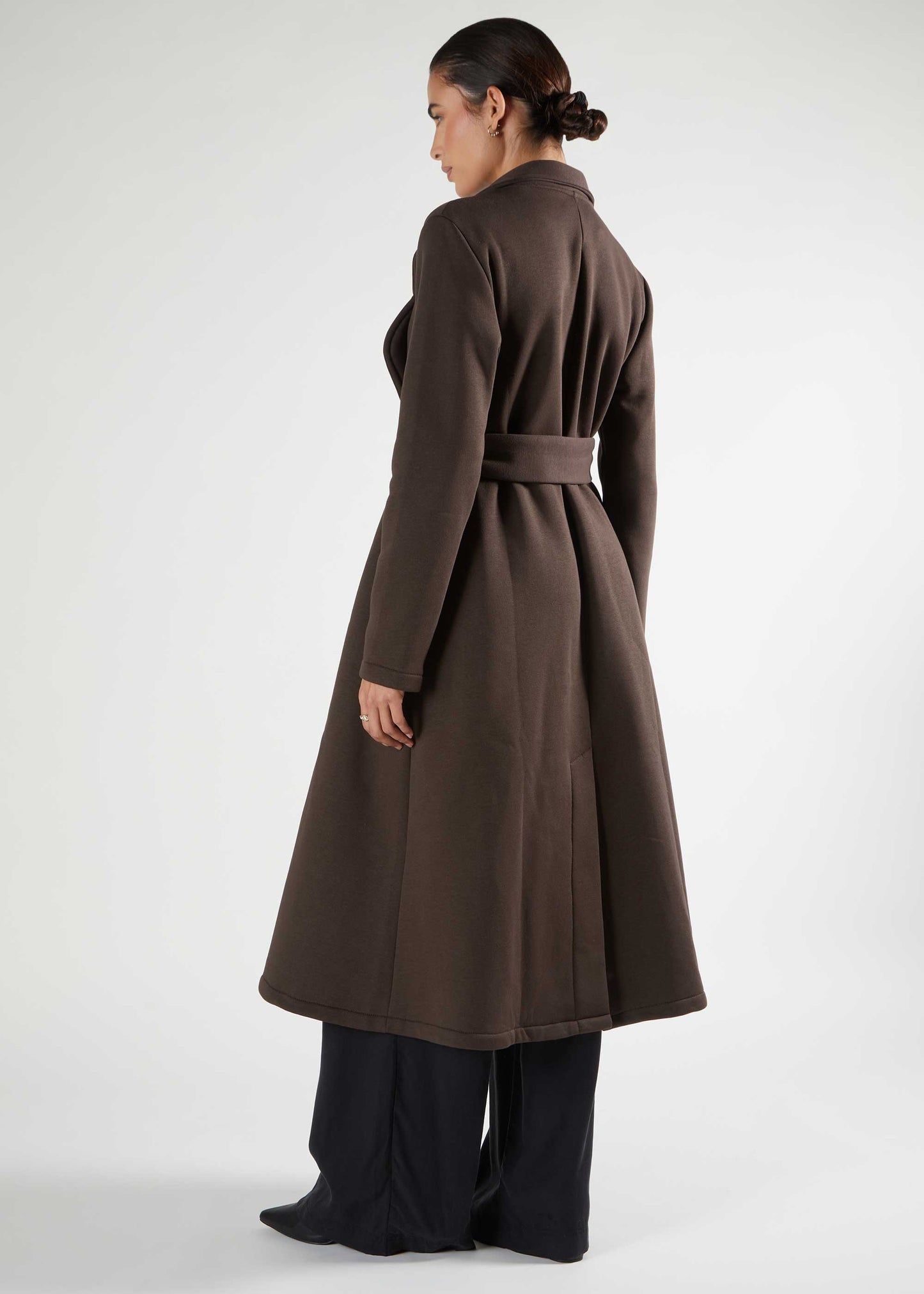 Mara Coat Dark Brown - Final Sale