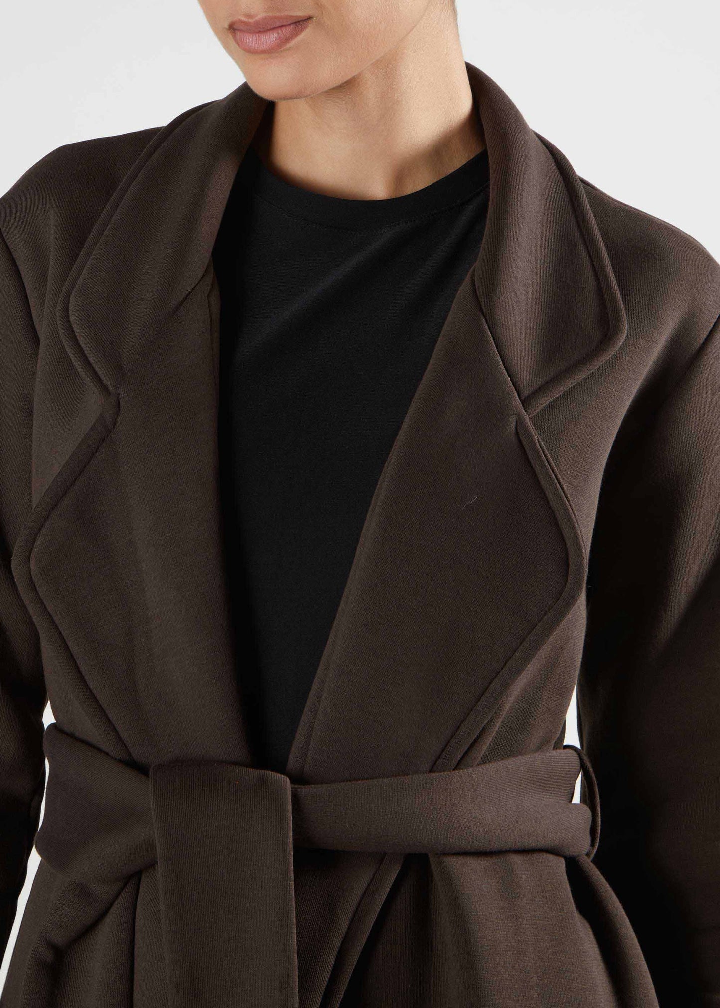 Mara Coat Dark Brown - Final Sale
