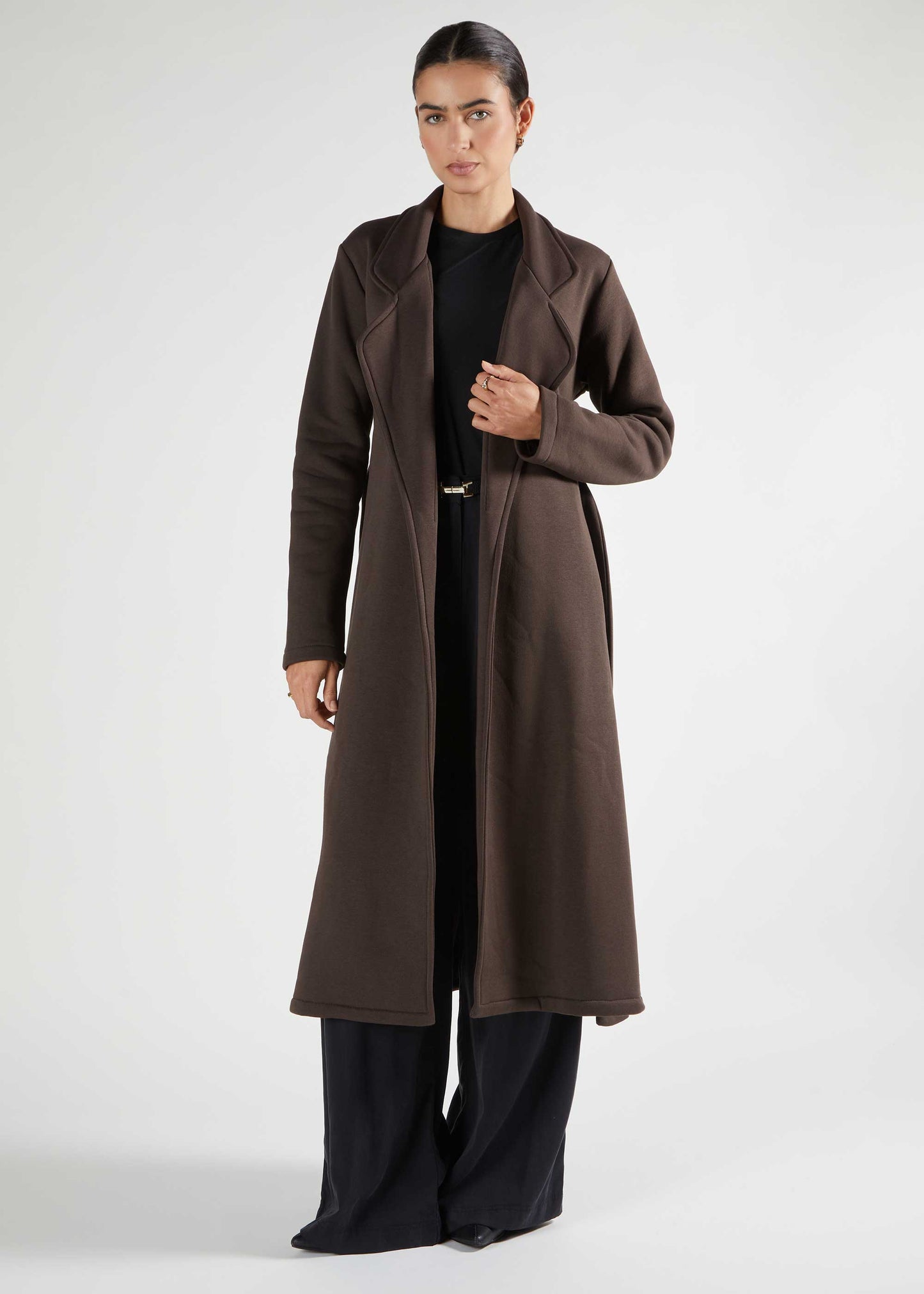 Mara Coat Dark Brown - Final Sale