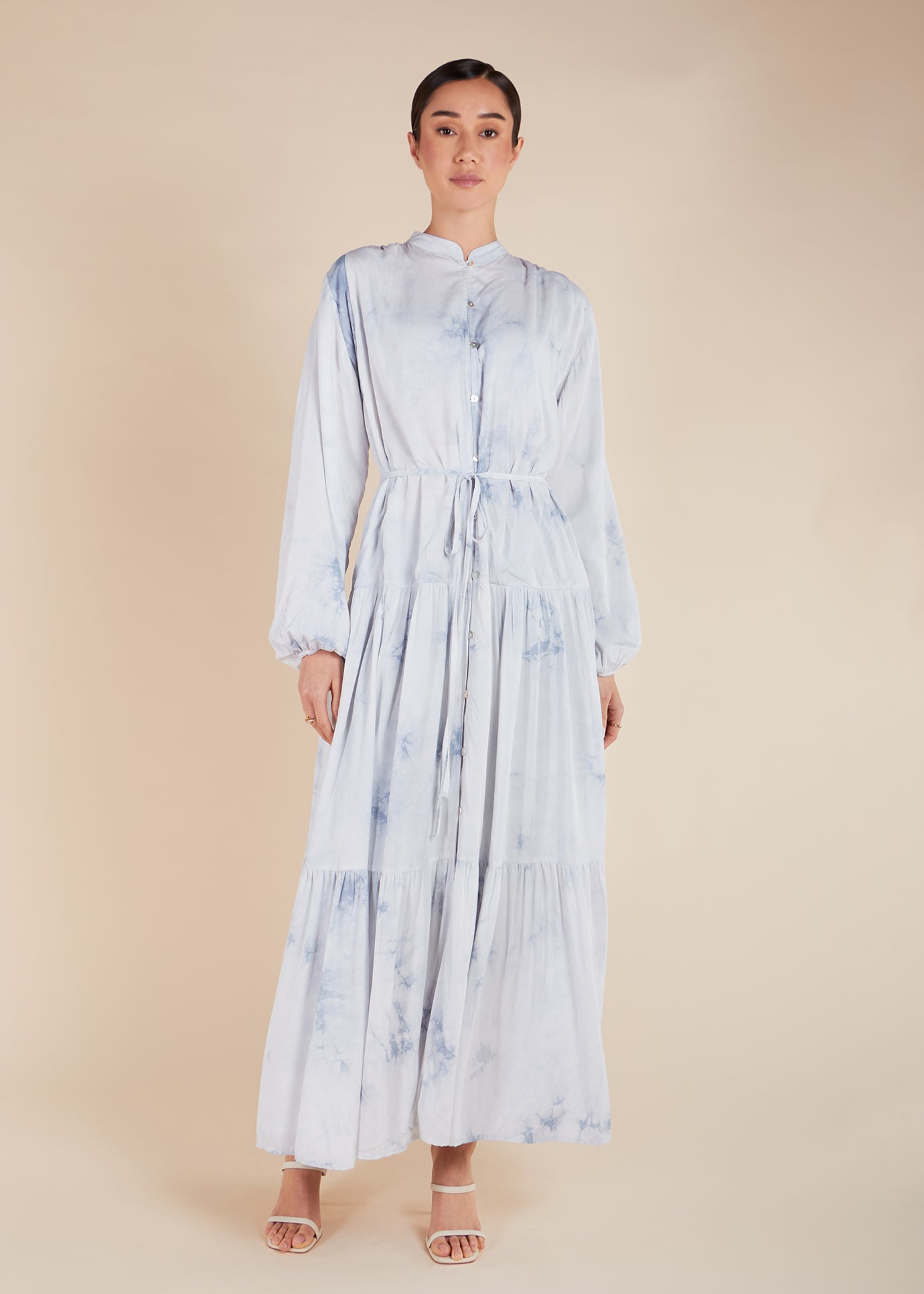 Marble Tiered Maxi - Final Sale