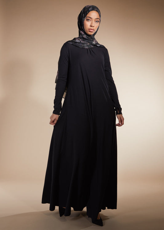 Mulberry Abaya Black