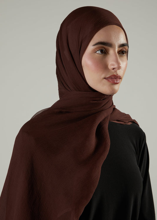 Mulberry Chiffon Silk Hijab