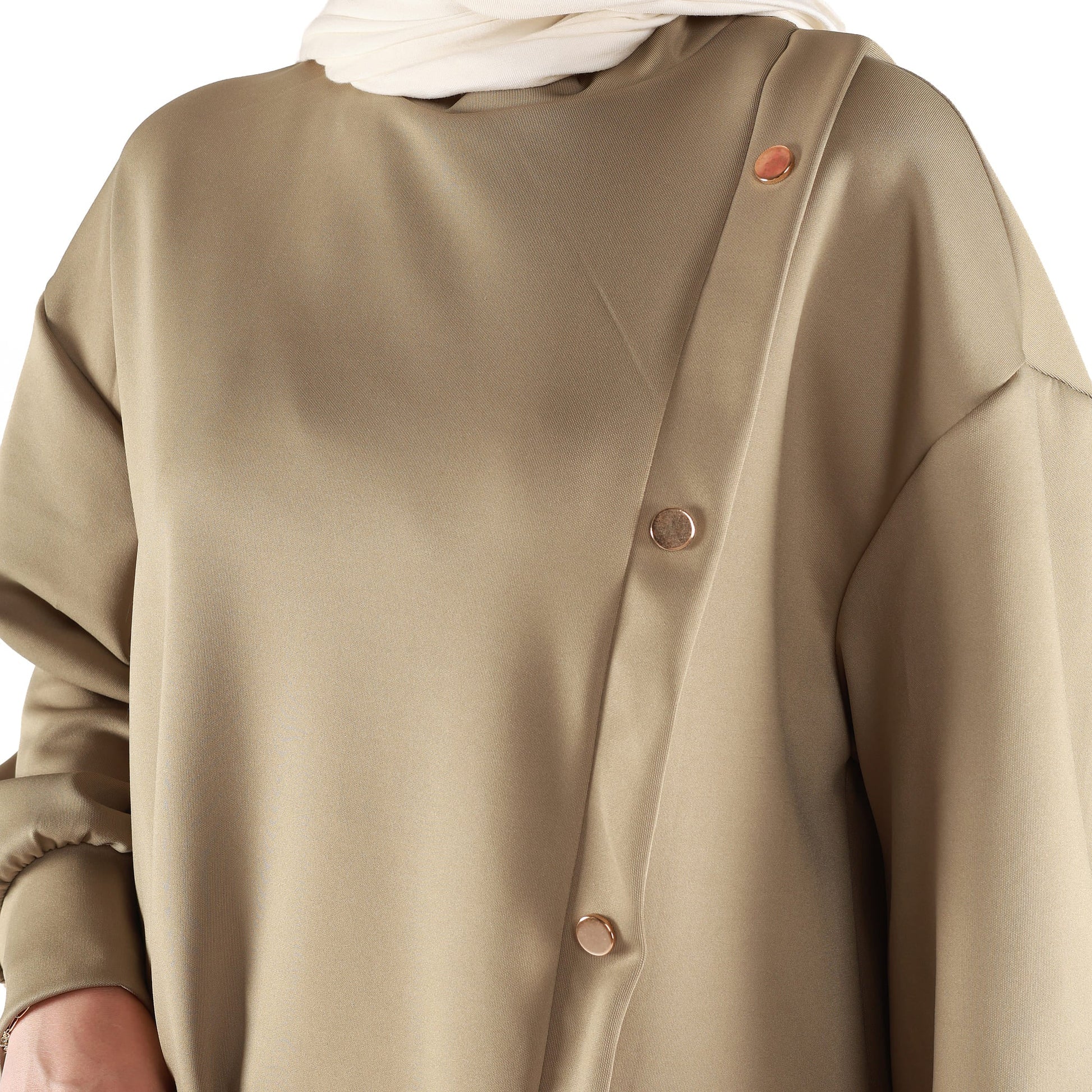 Button-Detailed Judge Collar Trouser Suit