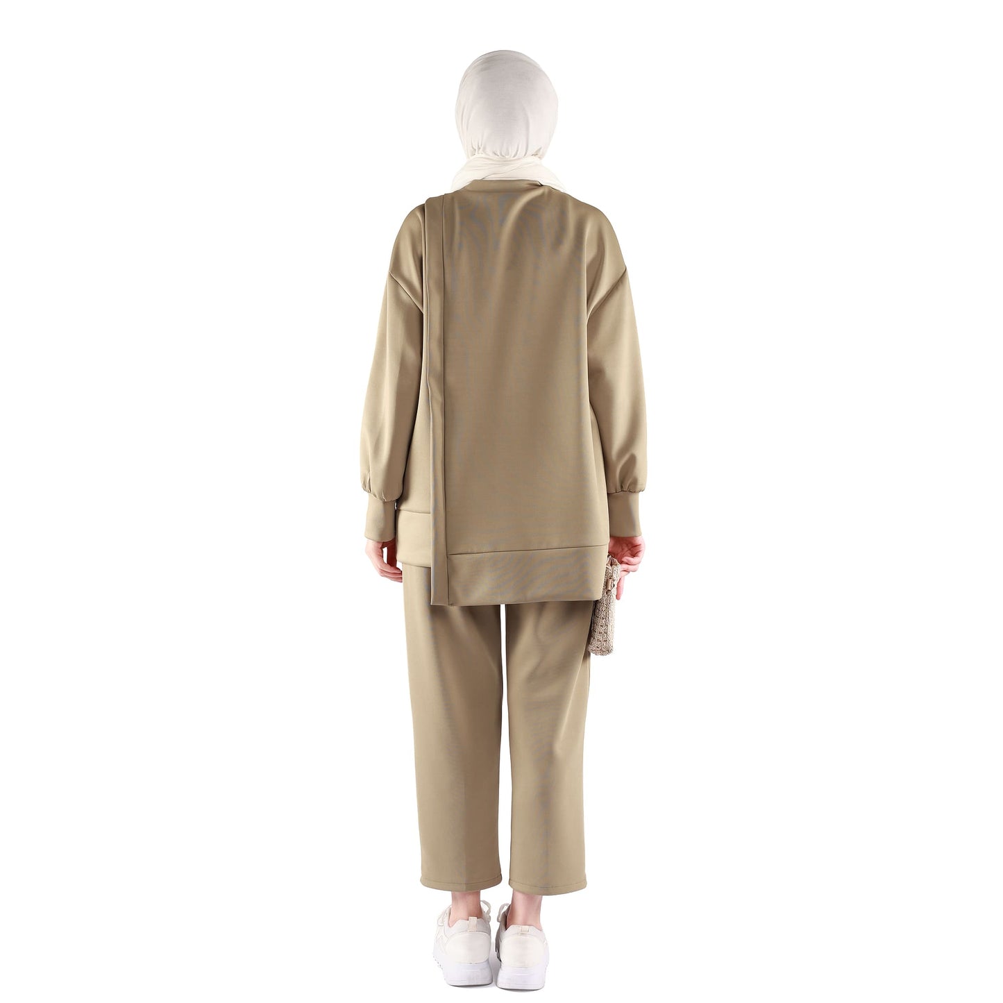 Button-Detailed Judge Collar Trouser Suit