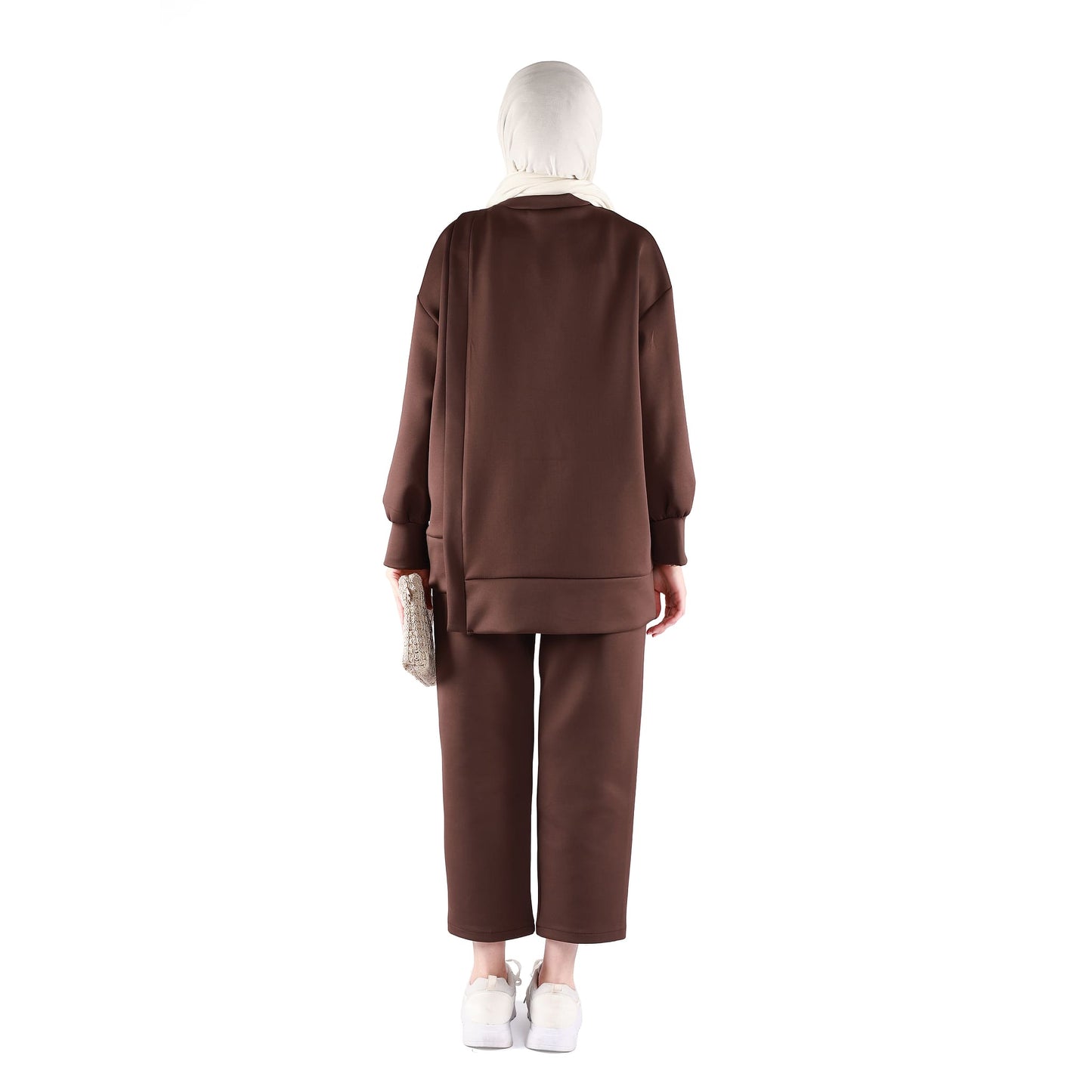 Button-Detailed Judge Collar Trouser Suit