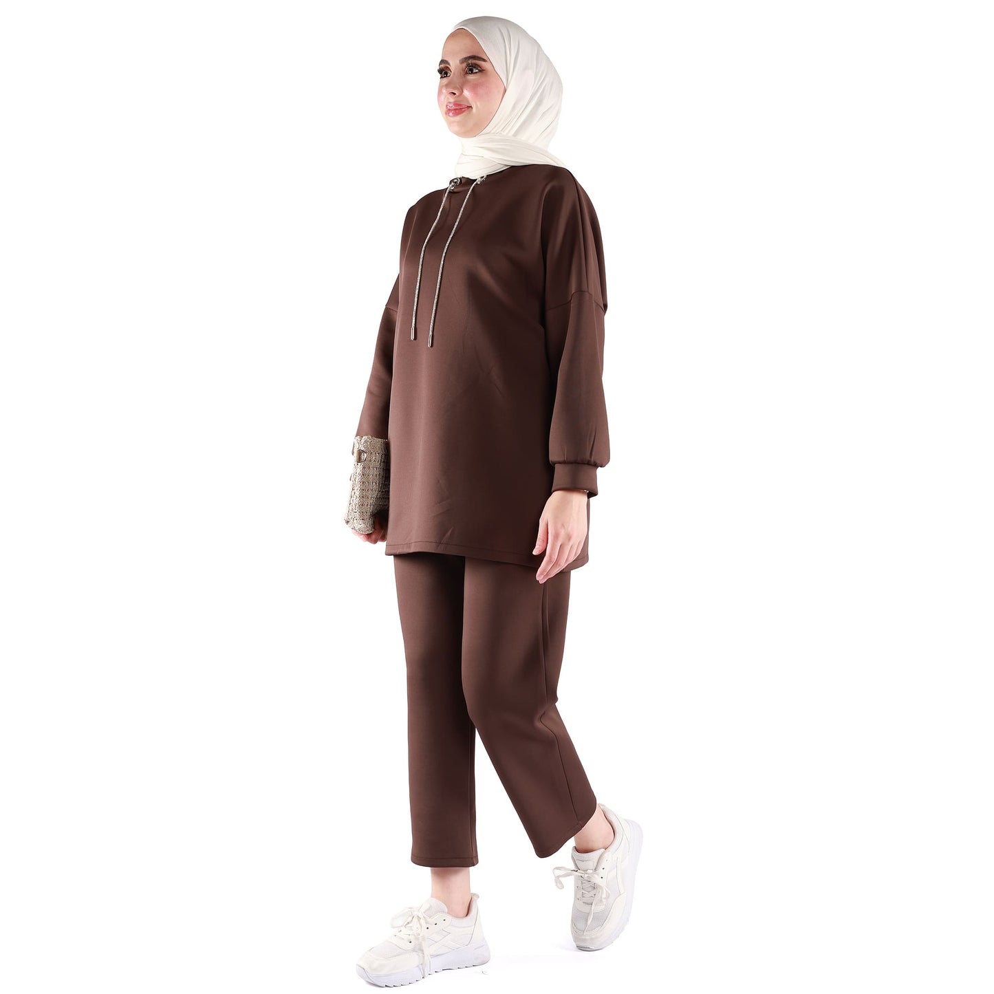 Low Collar Judge Collar Trouser Suit