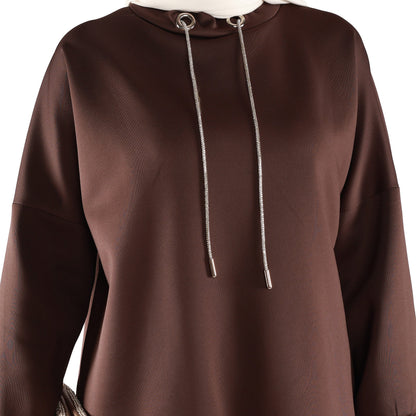 Low Collar Judge Collar Trouser Suit