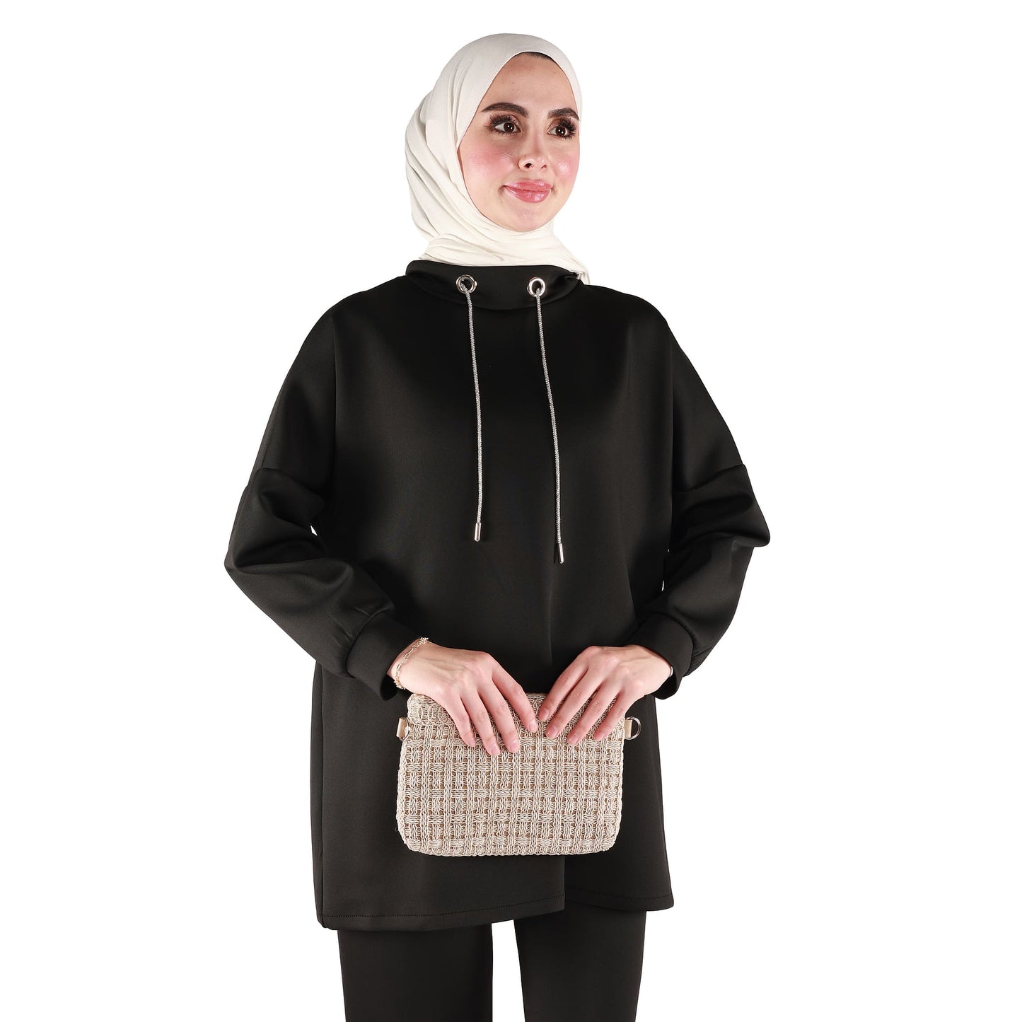 Low Collar Judge Collar Trouser Suit