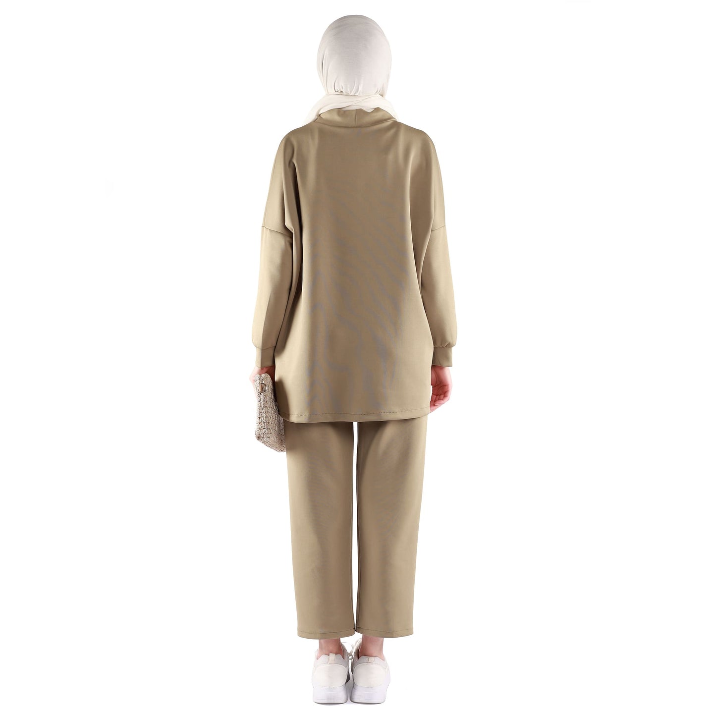 Low Collar Judge Collar Trouser Suit