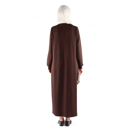 Embossed Print Loose Fit Dress