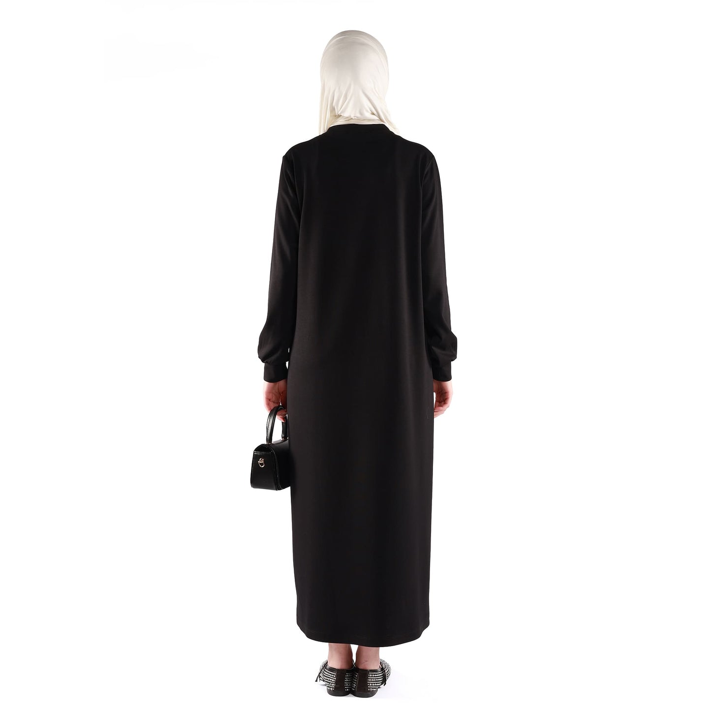 Embossed Print Loose Fit Dress