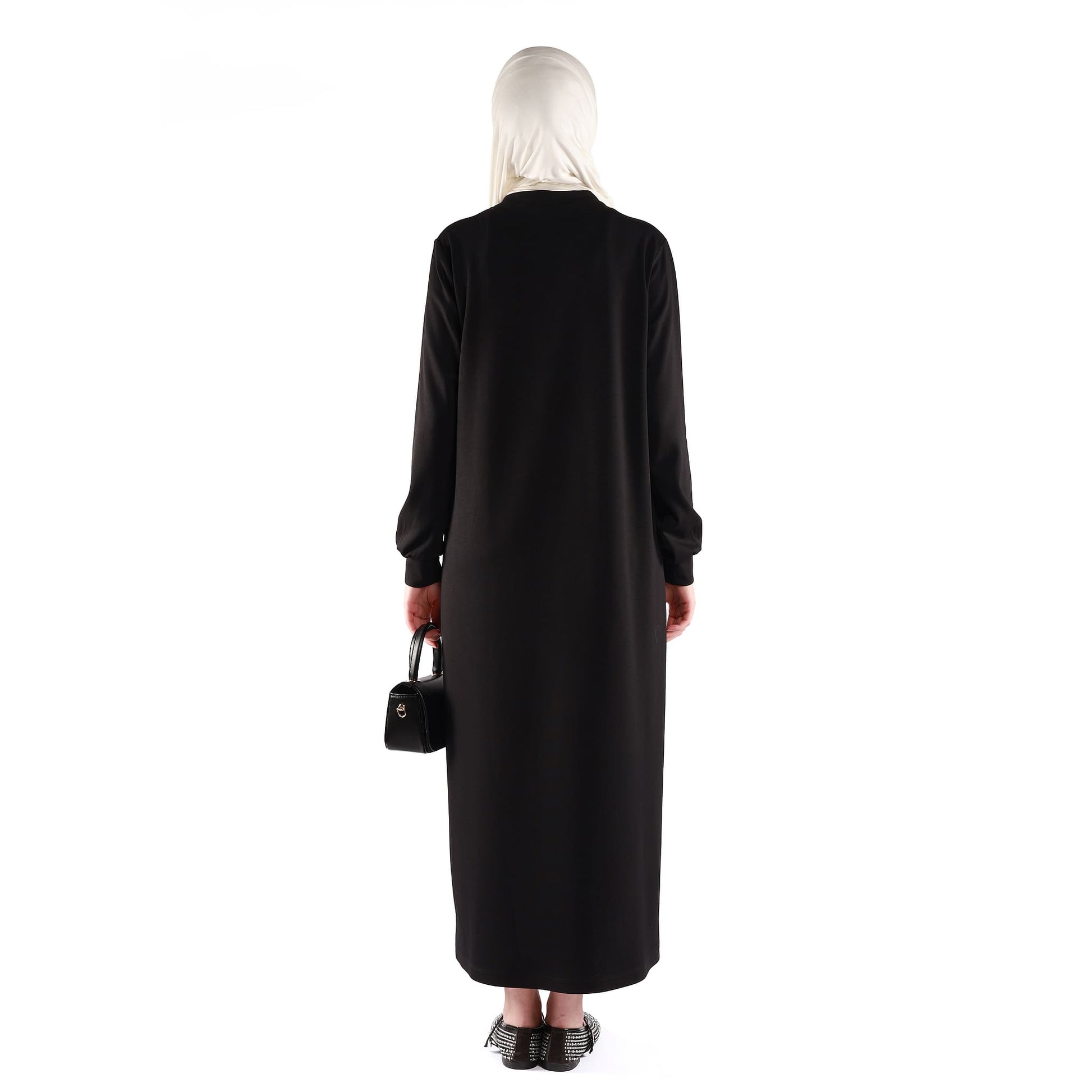 Embossed Print Loose Fit Dress