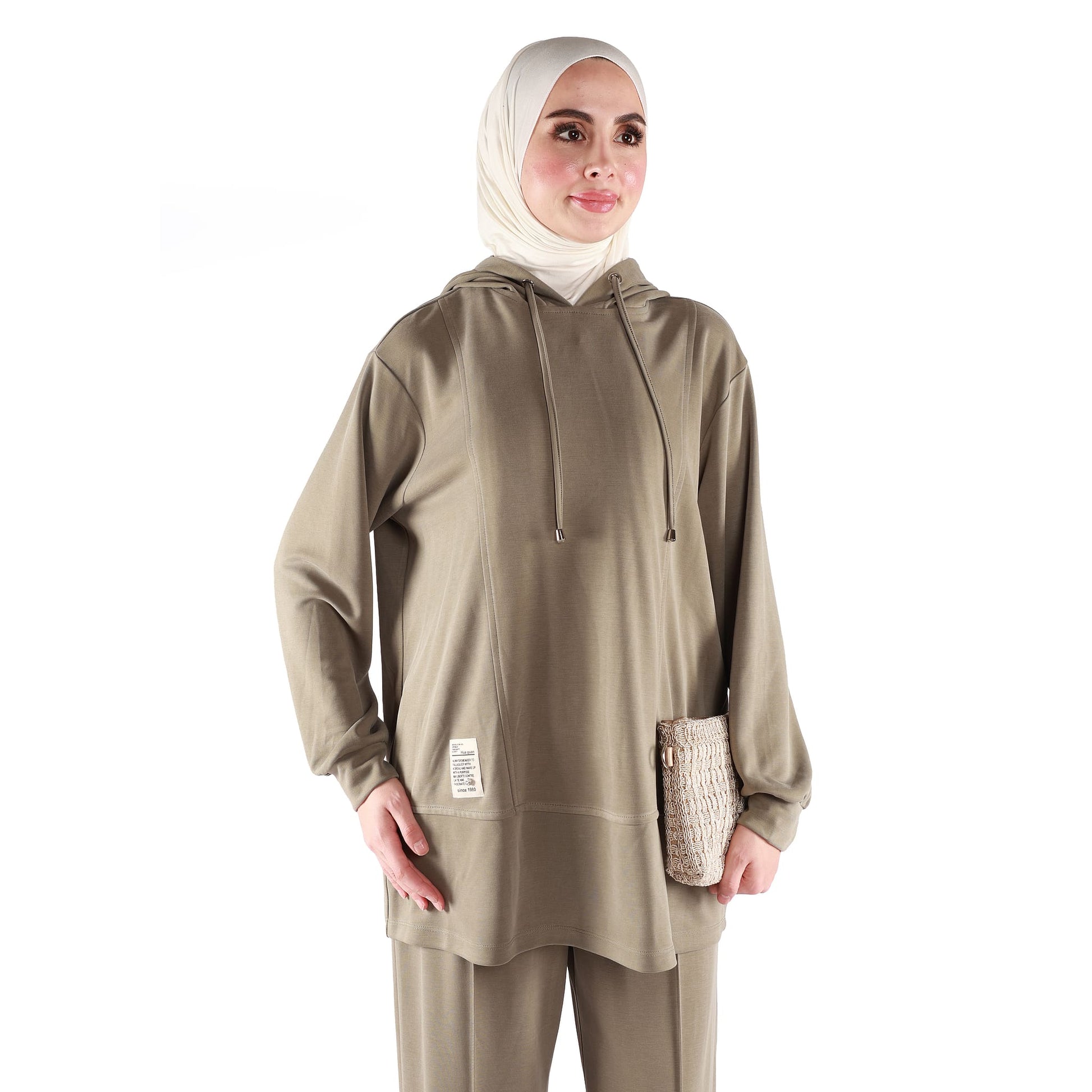 Loose Fit Hooded Pantsuit