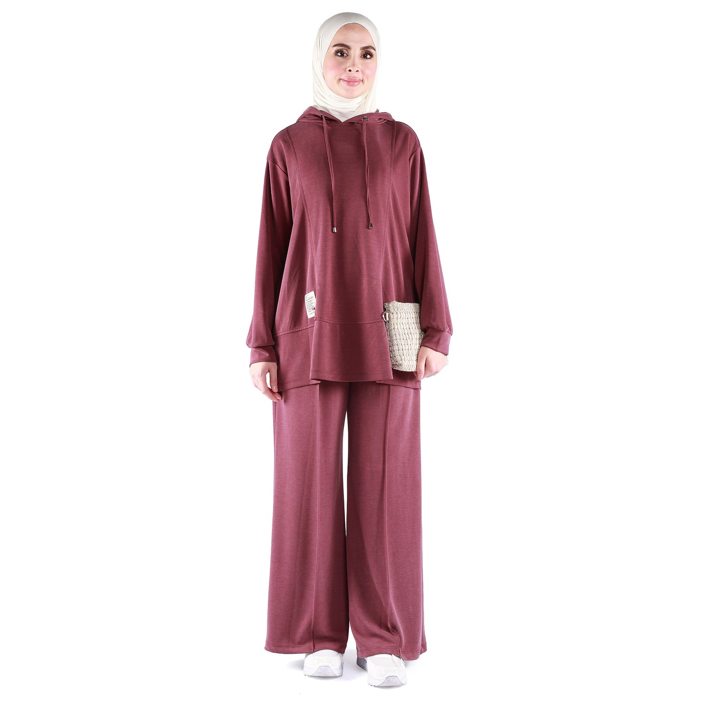 Loose Fit Hooded Pantsuit