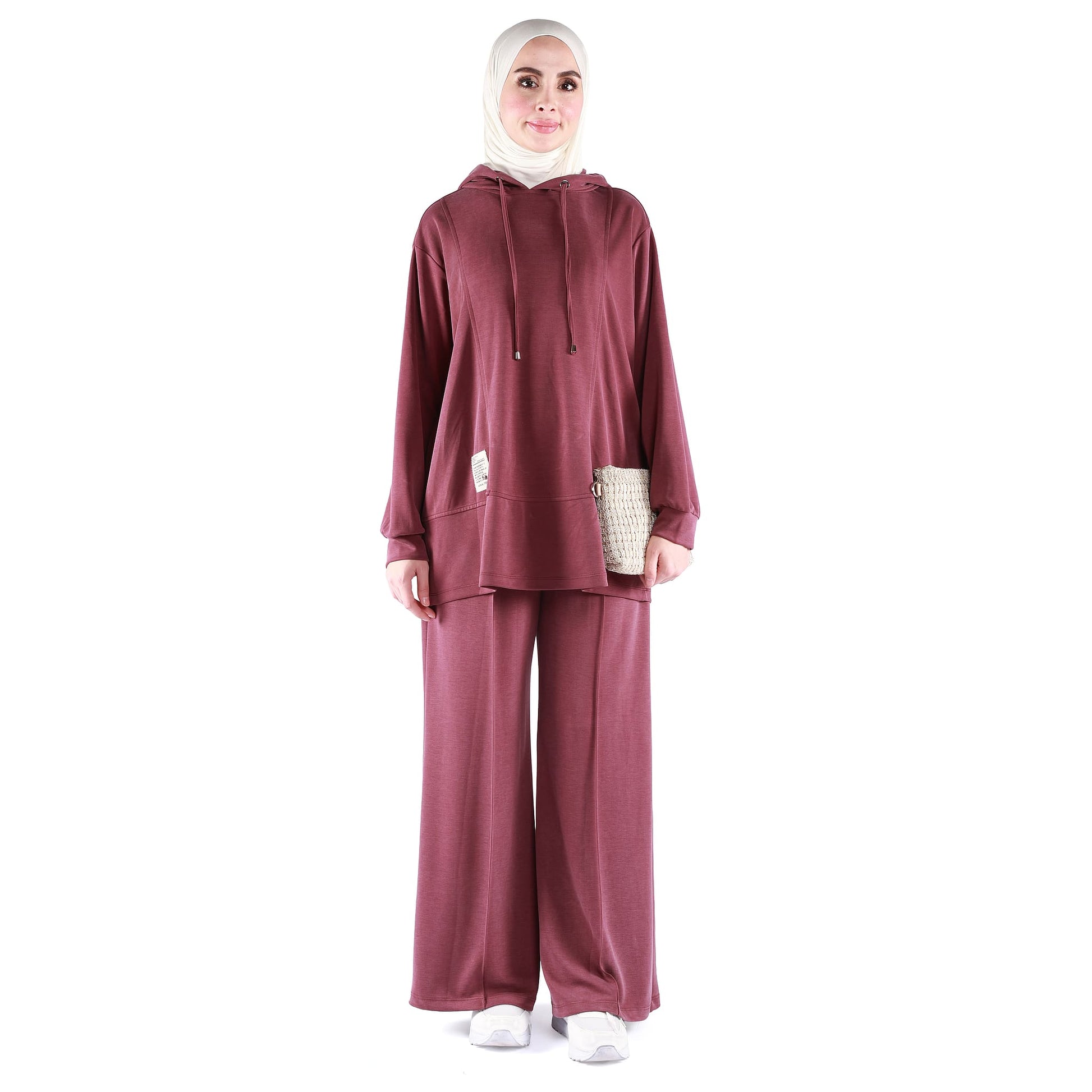 Loose Fit Hooded Pantsuit