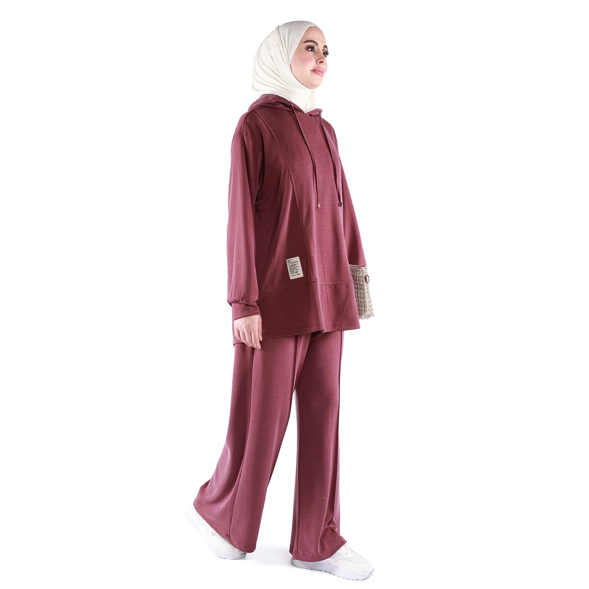 Loose Fit Hooded Pantsuit