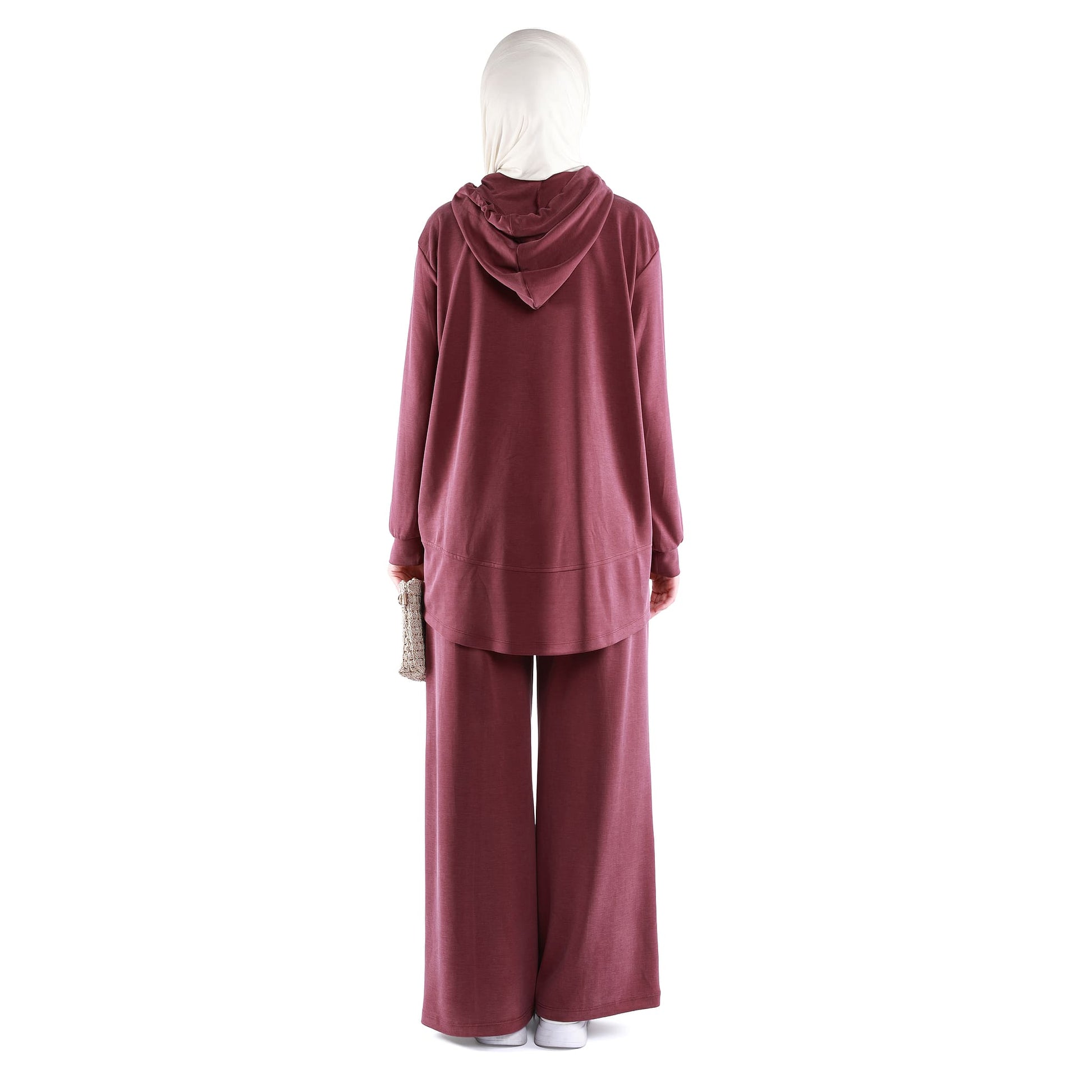 Loose Fit Hooded Pantsuit