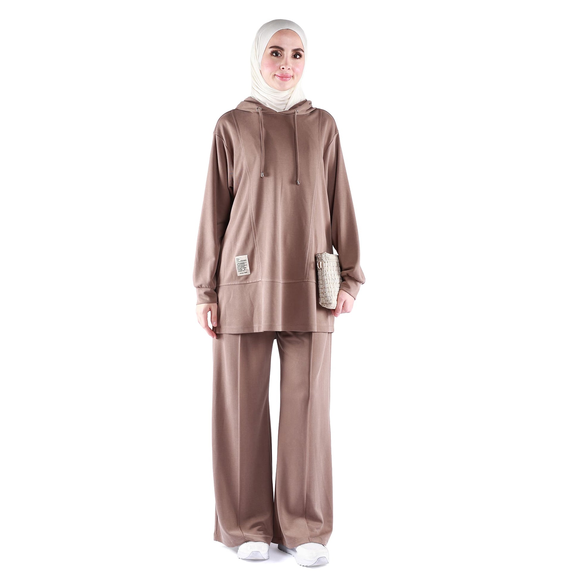 Loose Fit Hooded Pantsuit