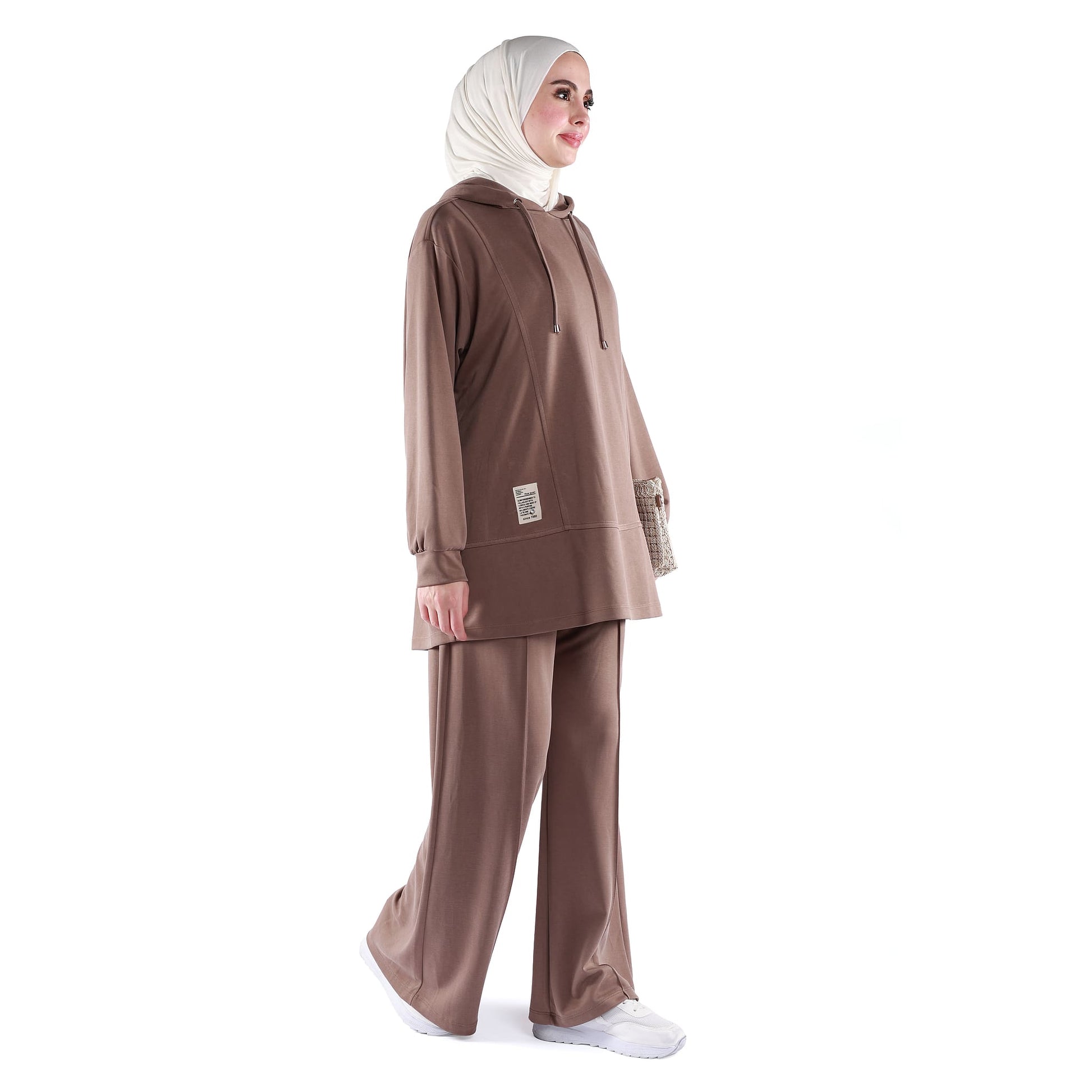 Loose Fit Hooded Pantsuit