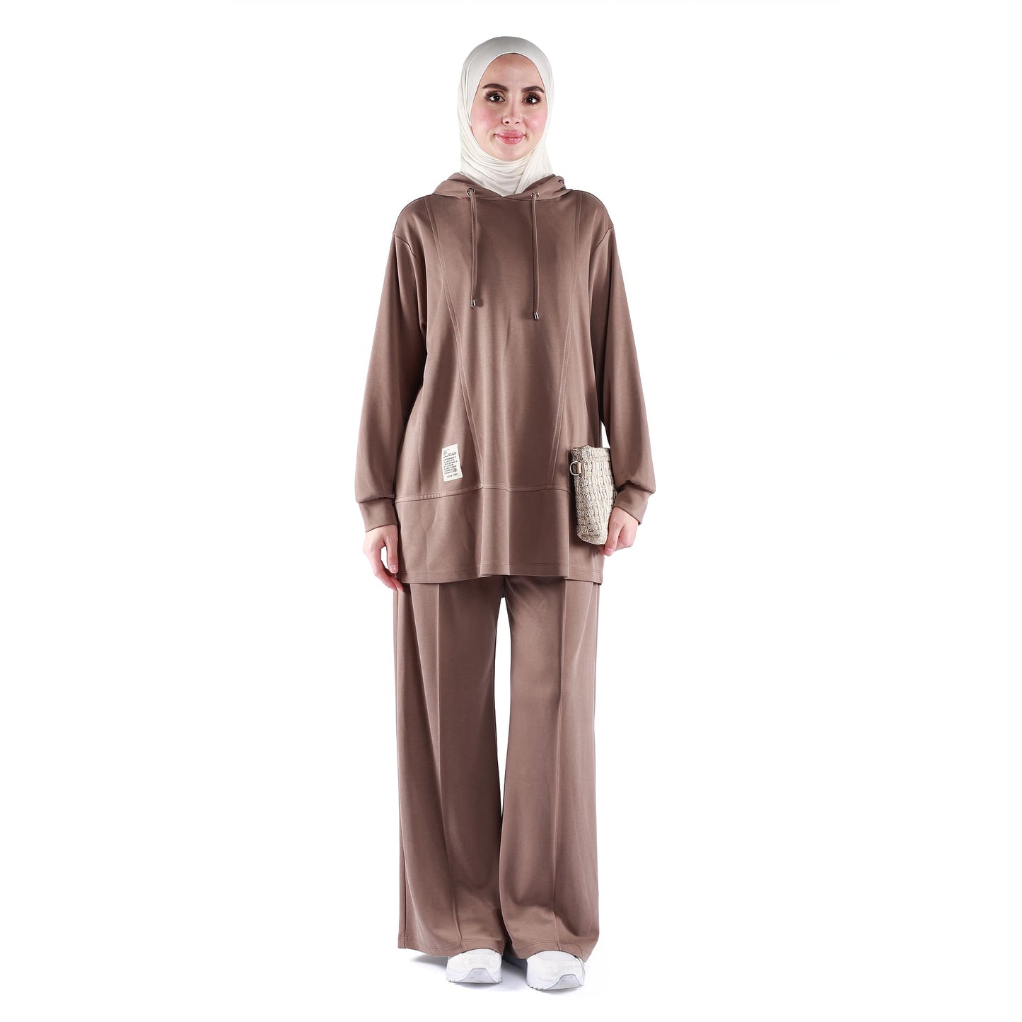 Loose Fit Hooded Pantsuit