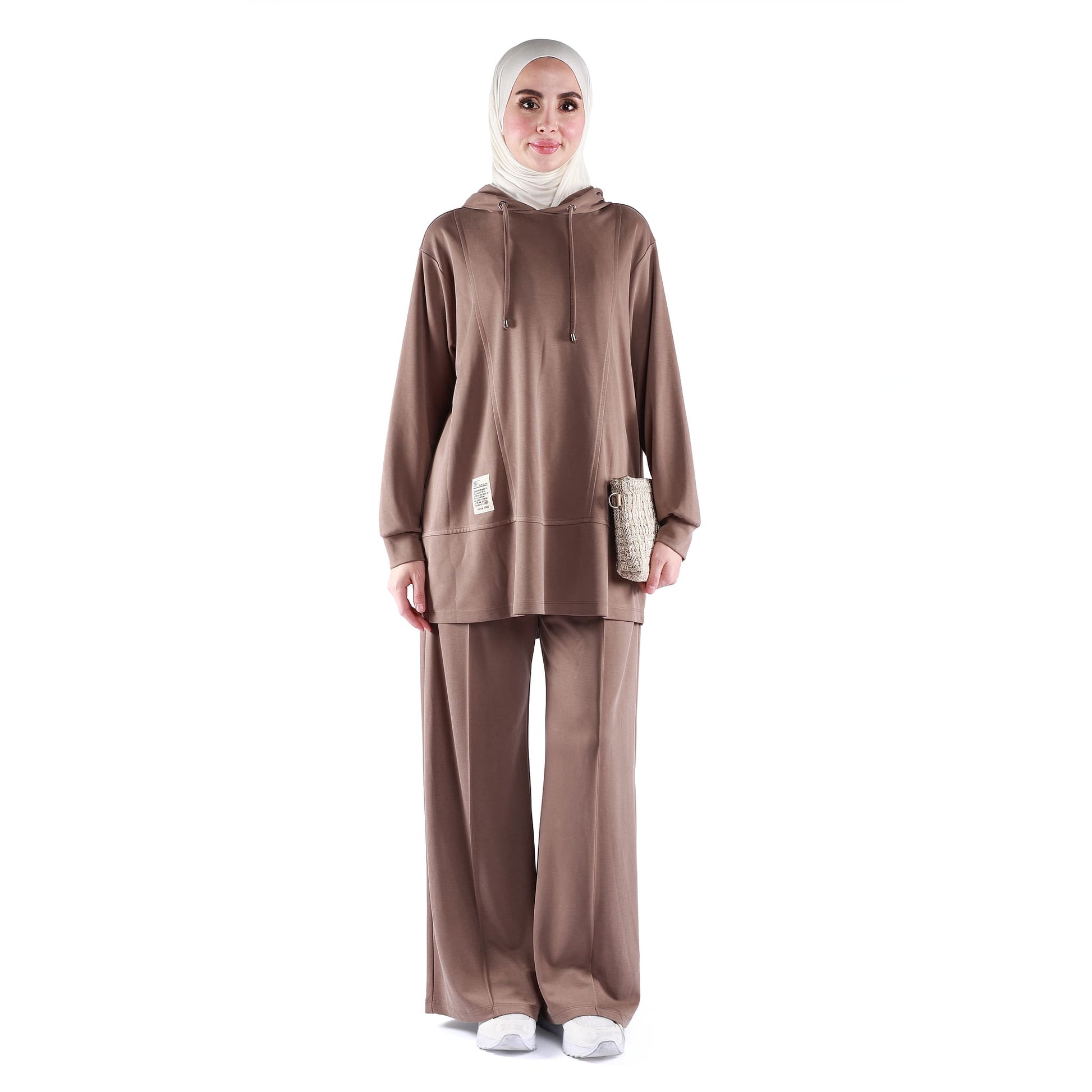 Loose Fit Hooded Pantsuit