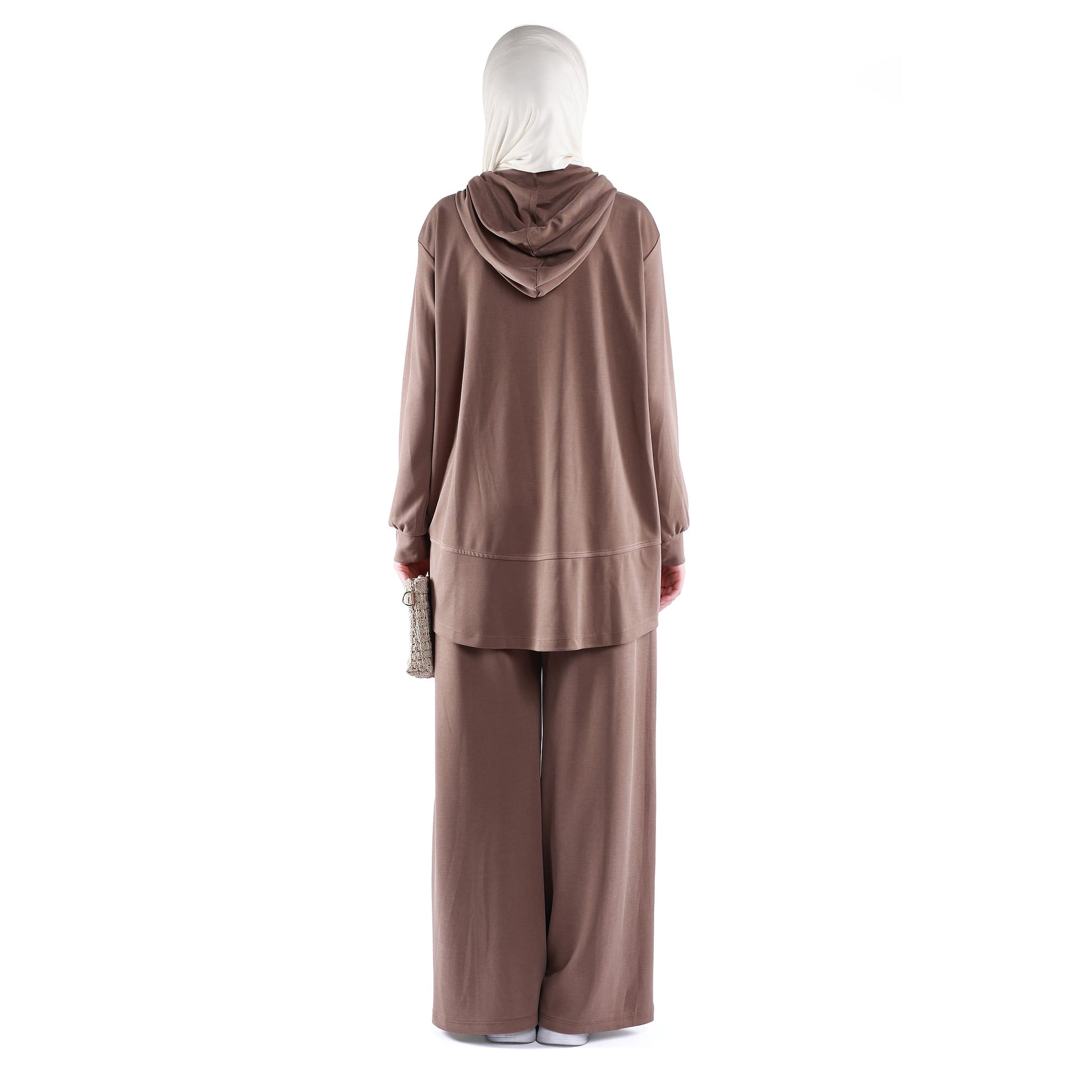 Loose Fit Hooded Pantsuit