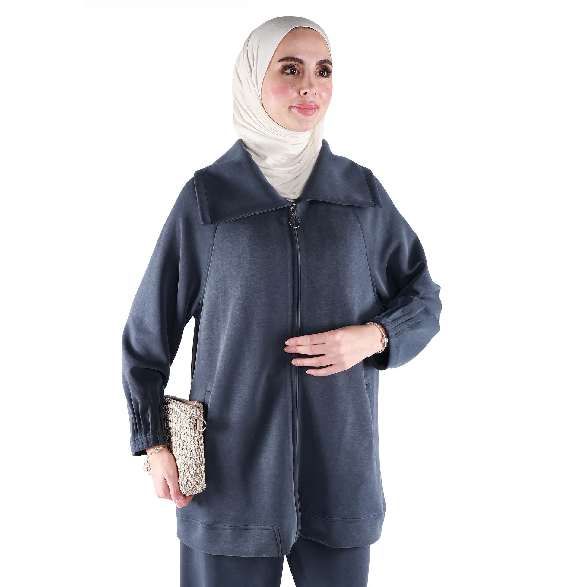 Polo Neck Zipper Detail Set