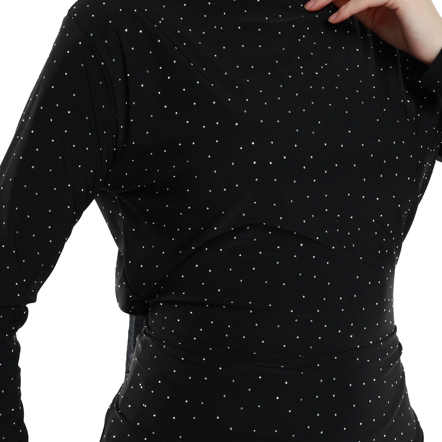 Embellished Stone Detail Long Dress