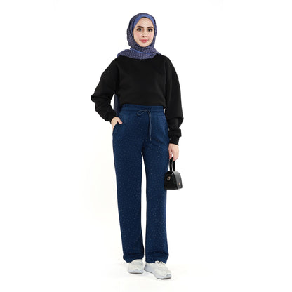 Stone Embroidered Trousers