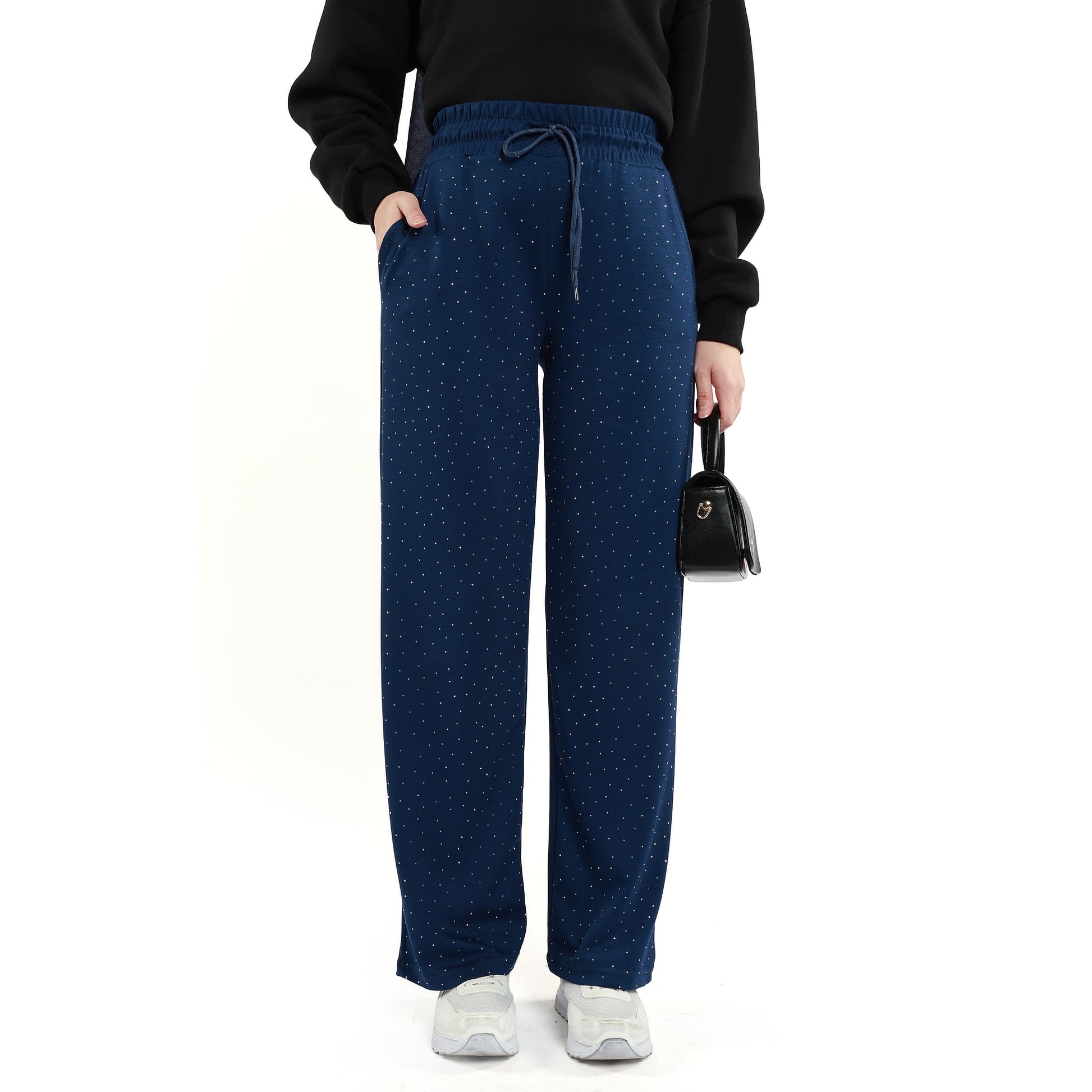 Stone Embroidered Trousers