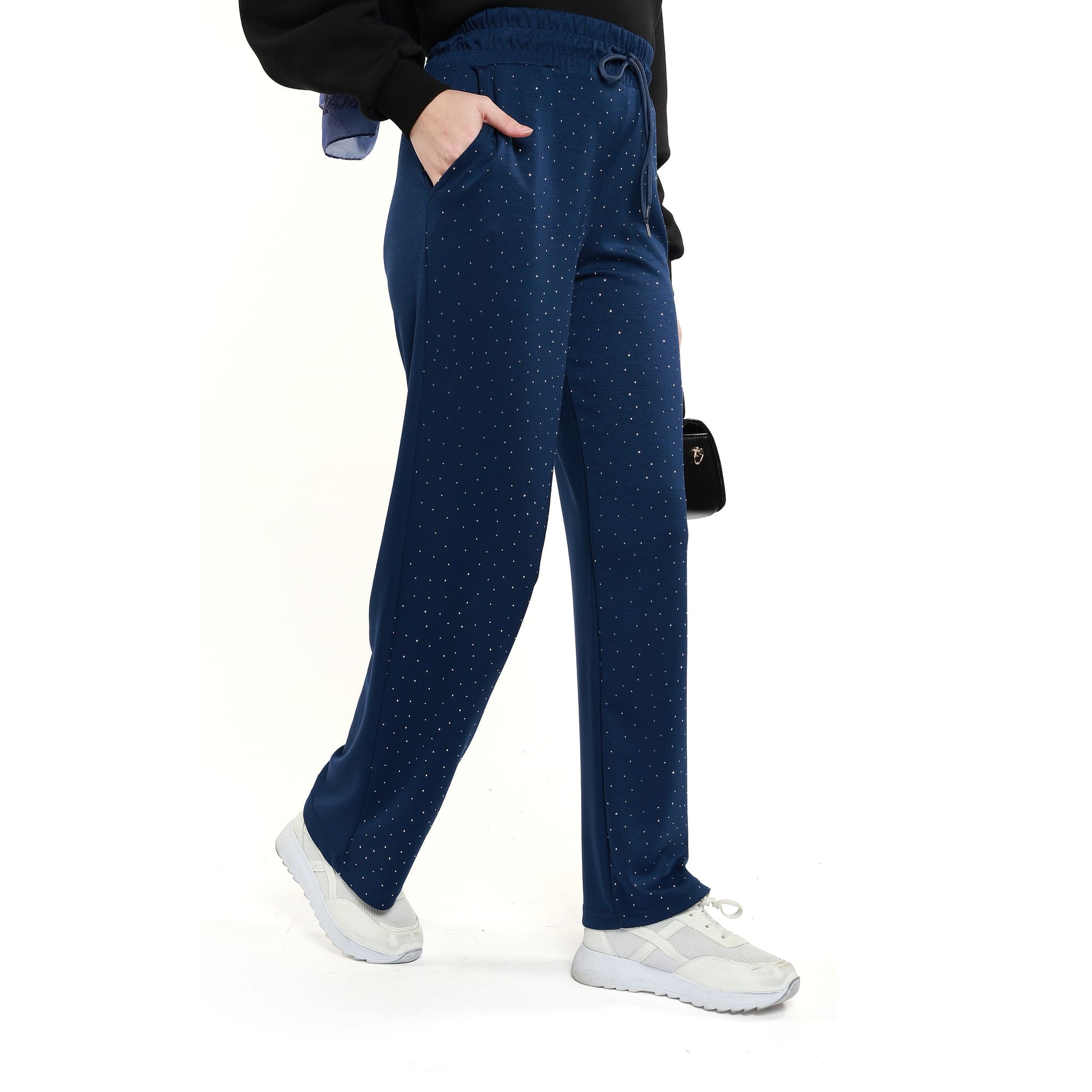 Stone Embroidered Trousers