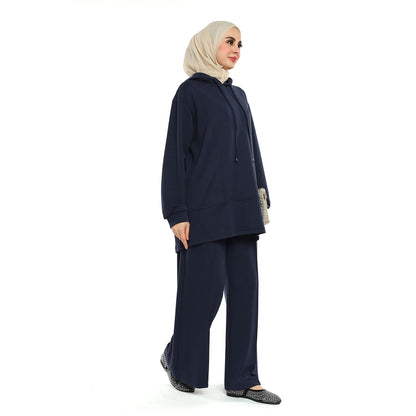 Modal Fabric Hooded Pantsuit