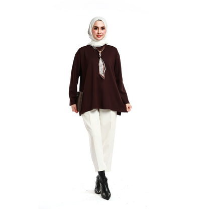 Jersey Tunic with Scarf Detail