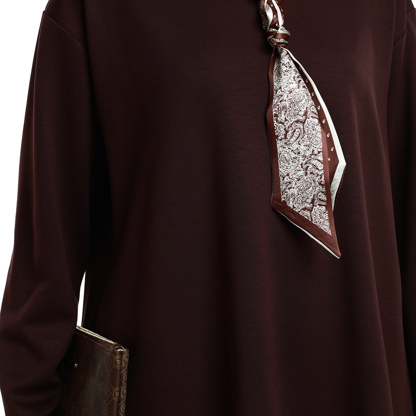 Jersey Tunic with Scarf Detail