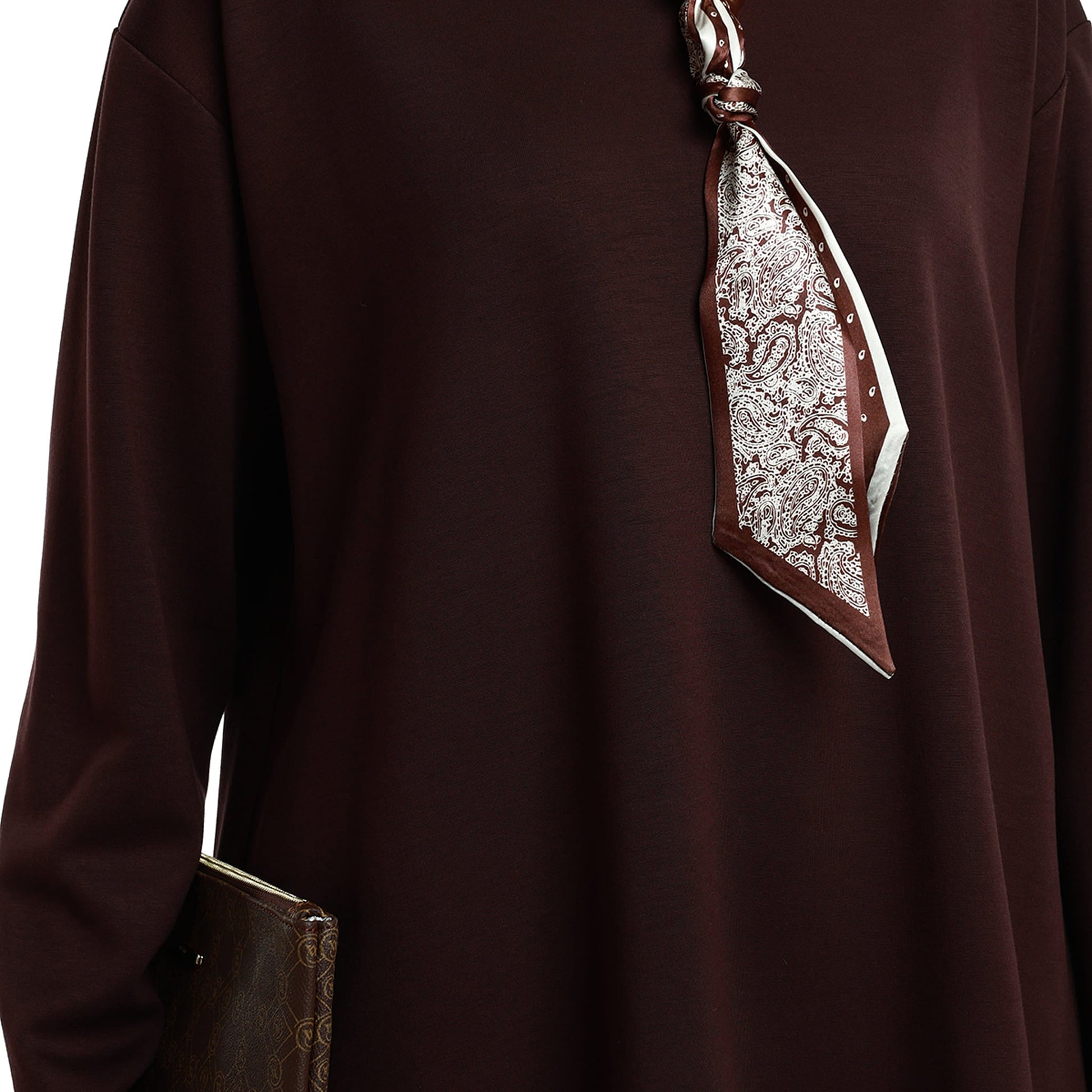 Jersey Tunic with Scarf Detail