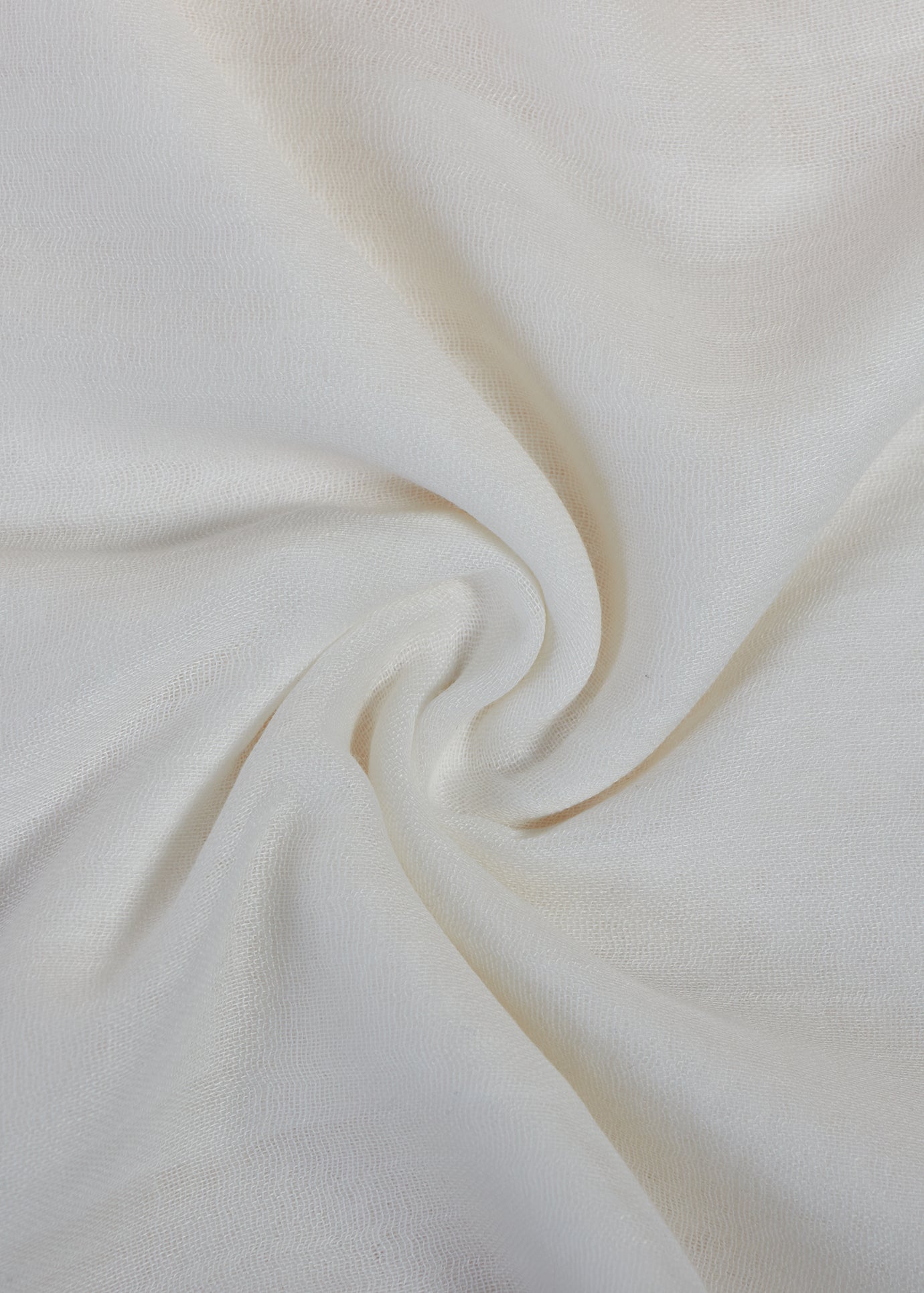 Off White Wool Modal Hijab