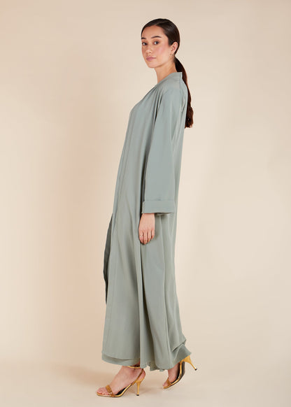 Open Abaya Pistachio - Final Sale