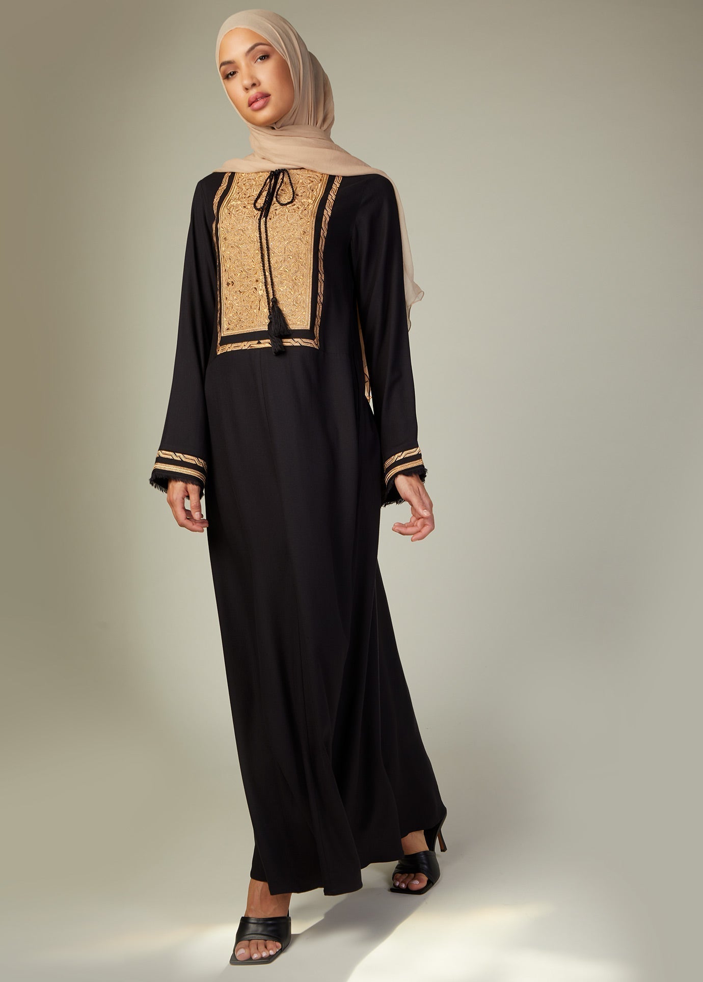 Patina Abaya Black - Final Sale